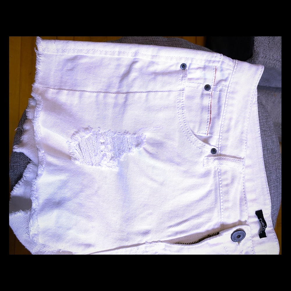 White Shorts